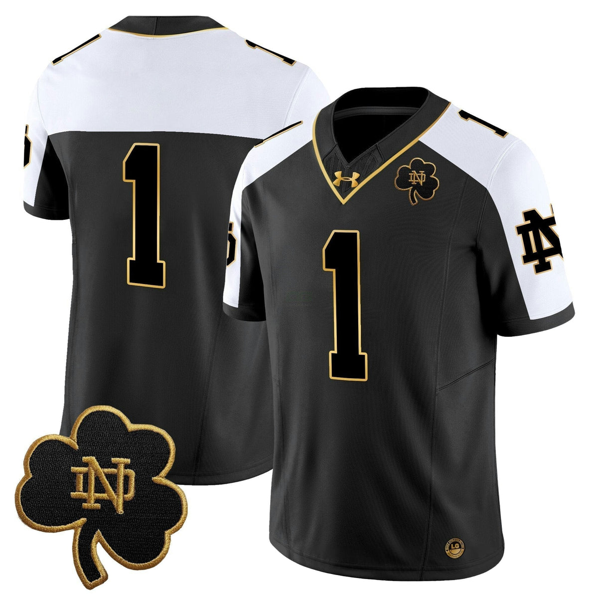 NCAA Notre Dame Fighting Irish 2024 Gold Vapor Limited Jersey