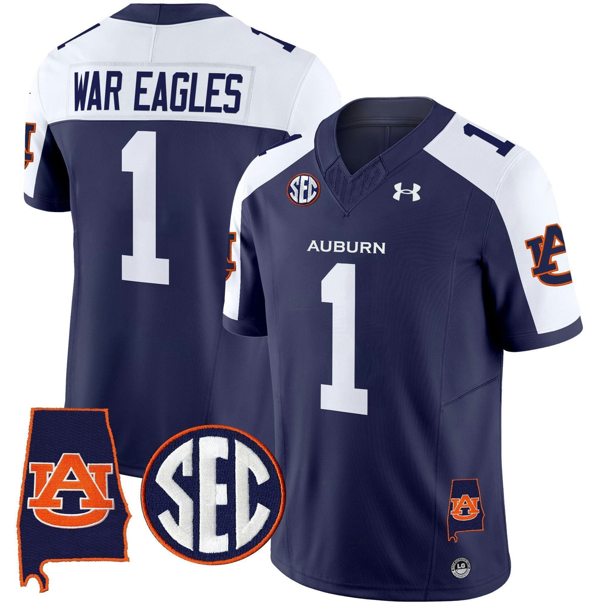 NCAA 2025 Alabama Patch Vapor Limited Jersey