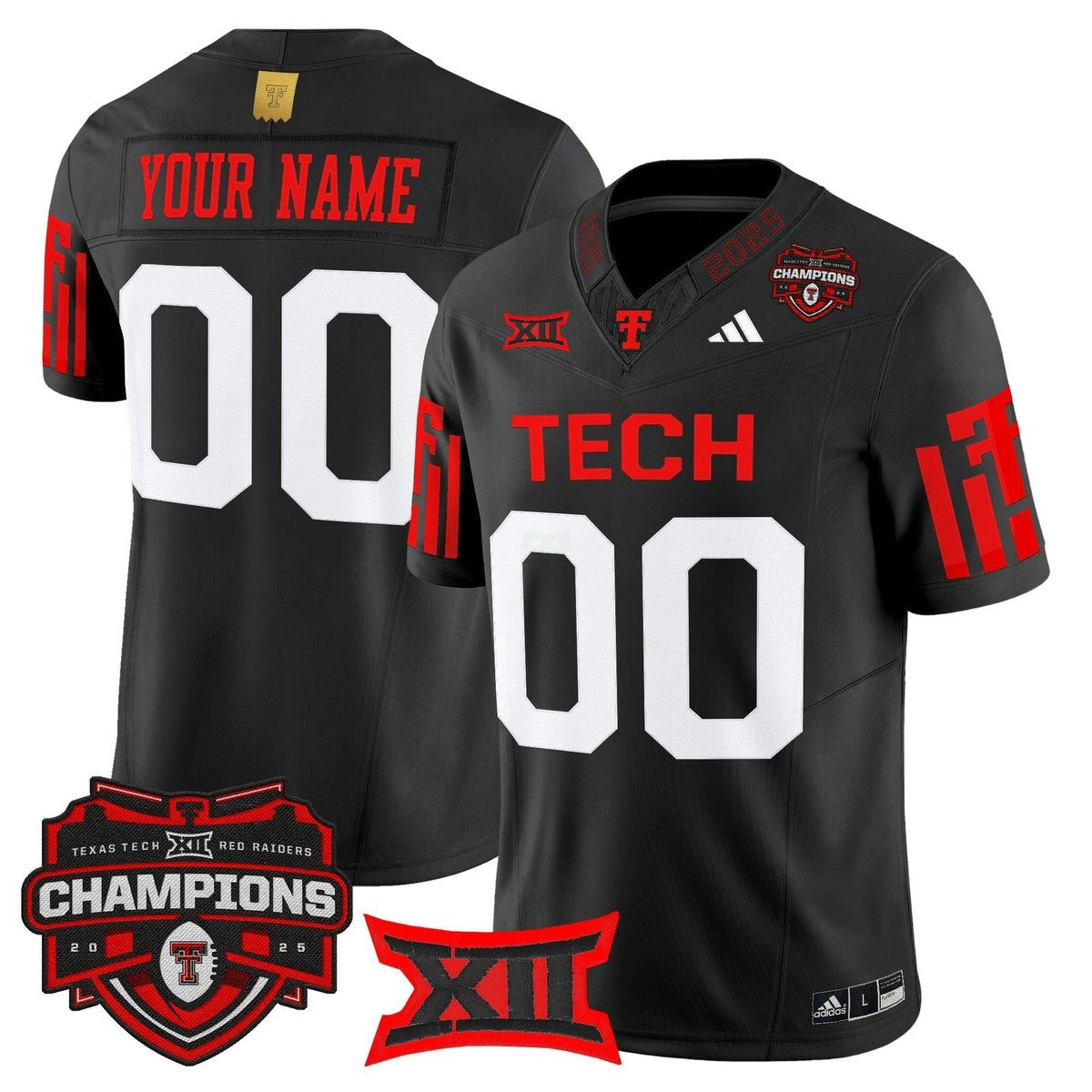 NCAA 2025 Big 12 Champions Vapor Limited Jersey - Custom