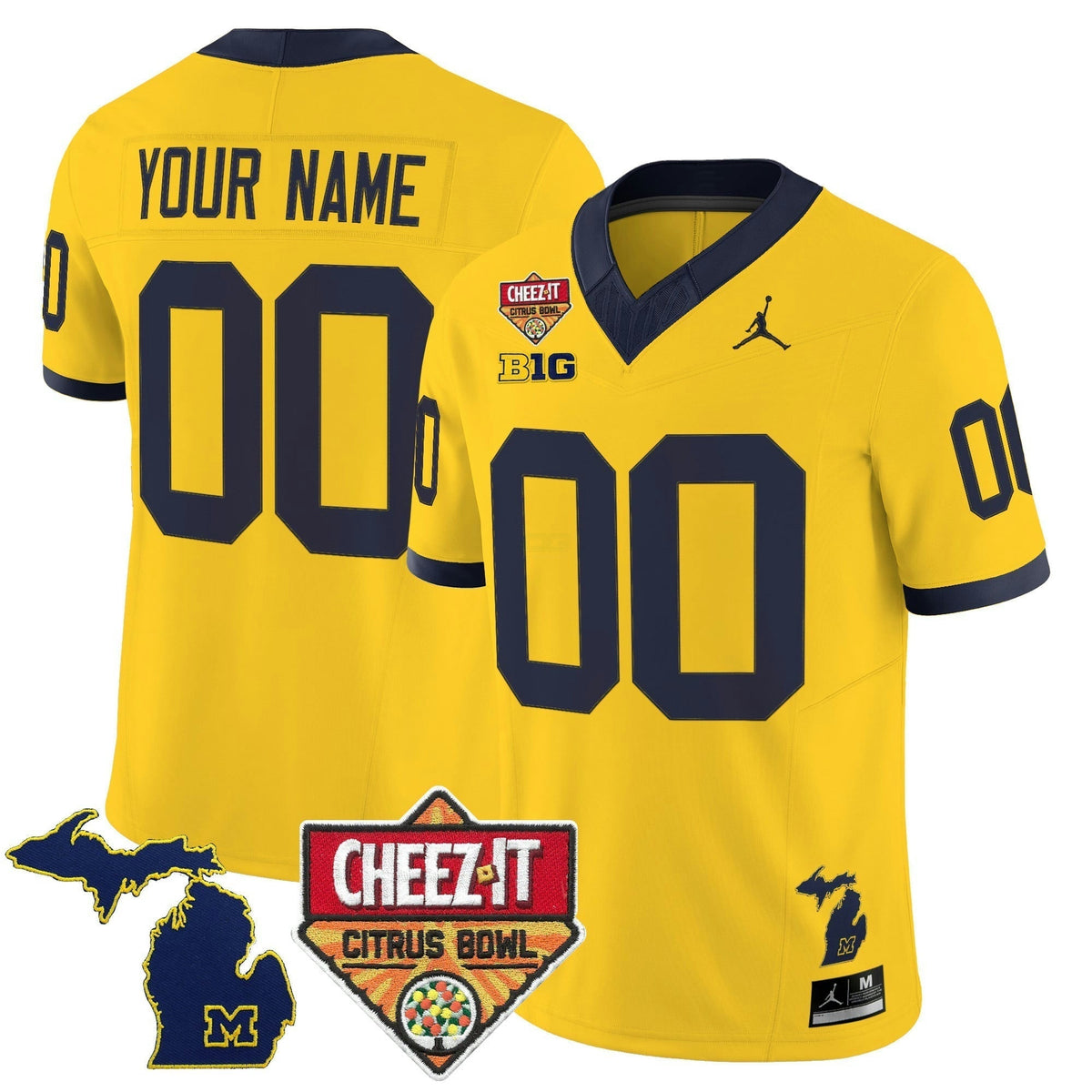 NCAA 2025 Cheez-It Citrus Bowl Vapor Limited Jersey - Custom