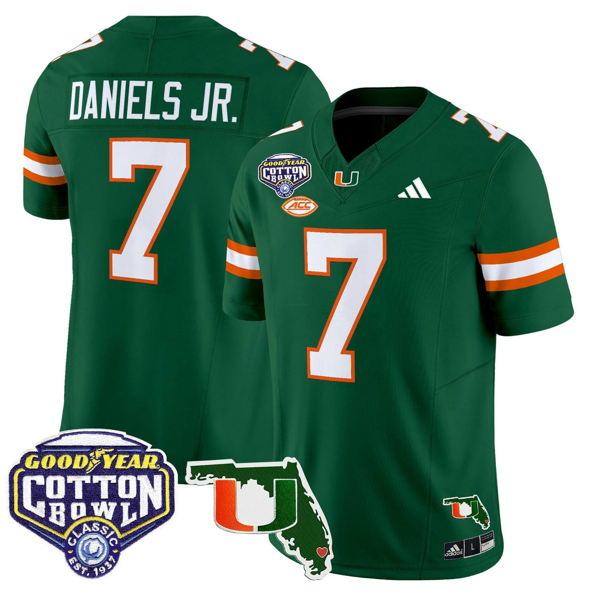 NCAA 2025 Cotton Bowl & Florida Patch Vapor Limited Jersey