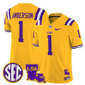 NCAA 2025 Louisiana Patch Vapor Limited Jersey