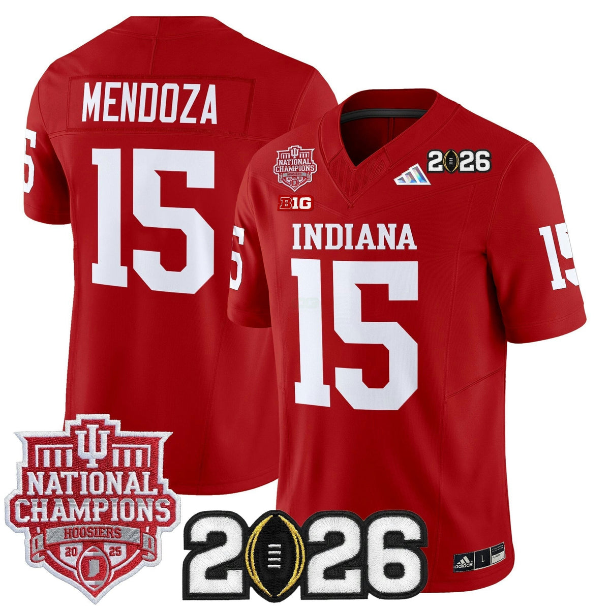 NCAA 2025 National Champions & 2026 College Football Playoff Final Patch Vapor Limited Jersey