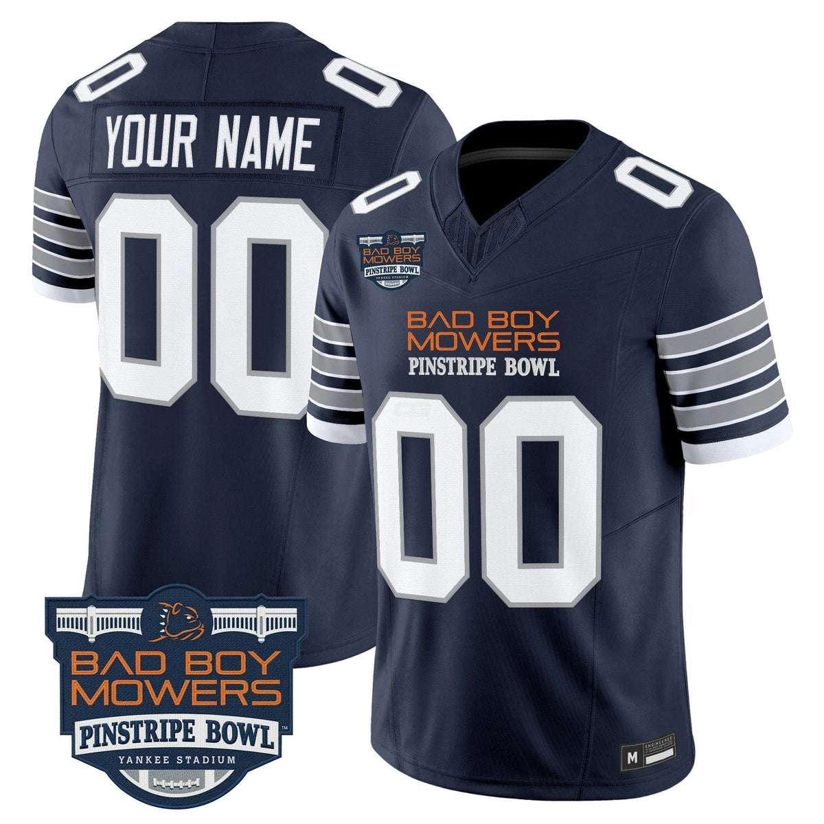 NCAA 2025 Pinstripe Bowl Vapor Limited Jersey - Custom