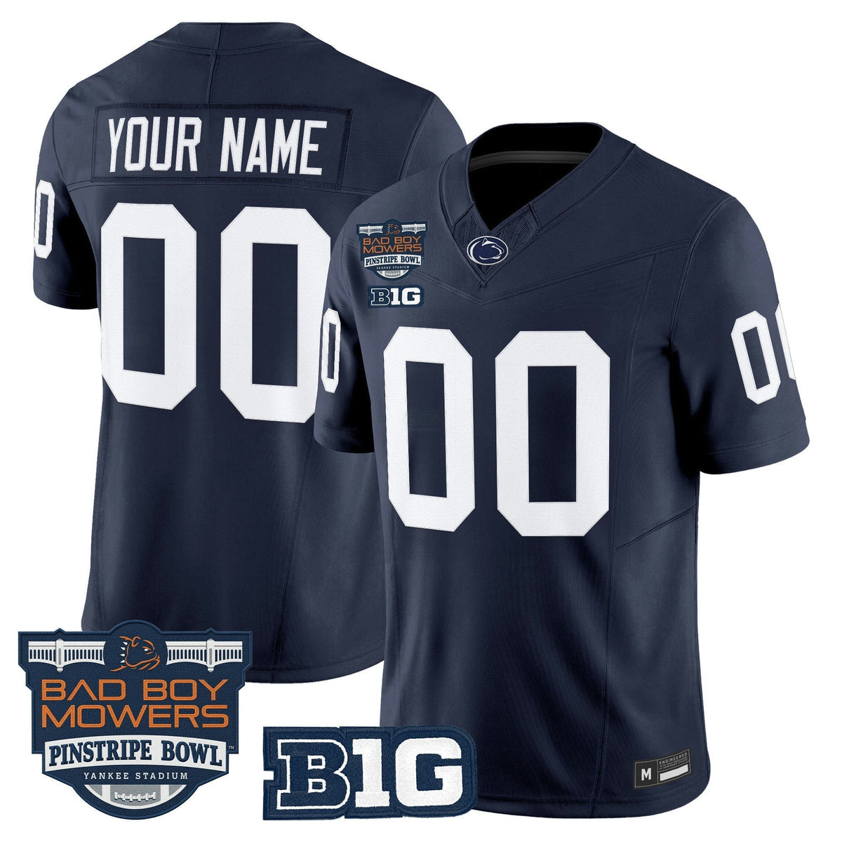 NCAA 2025 Pinstripe Bowl Vapor Limited Jersey V2 - Custom