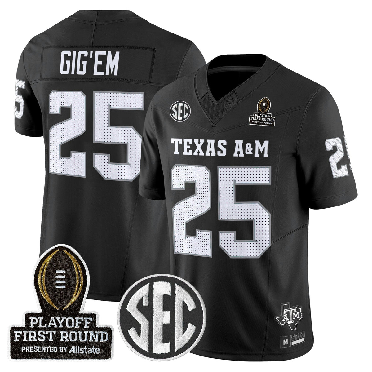 NCAA 2025 Playoff First Round Vapor Limited Jersey