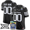 NCAA Iowa State Cyclones 2025 PopTarts Bowl Patch Vapor Limited Jersey - Custom