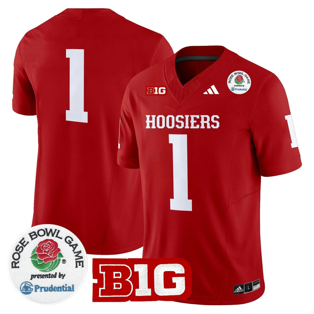 NCAA Indiana Hoosiers 2025 Rose Bowl Vapor Limited Jersey