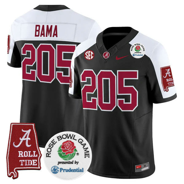 NCAA Alabama Crimson Tide 2025 Rose Bowl Vapor Limited Jersey