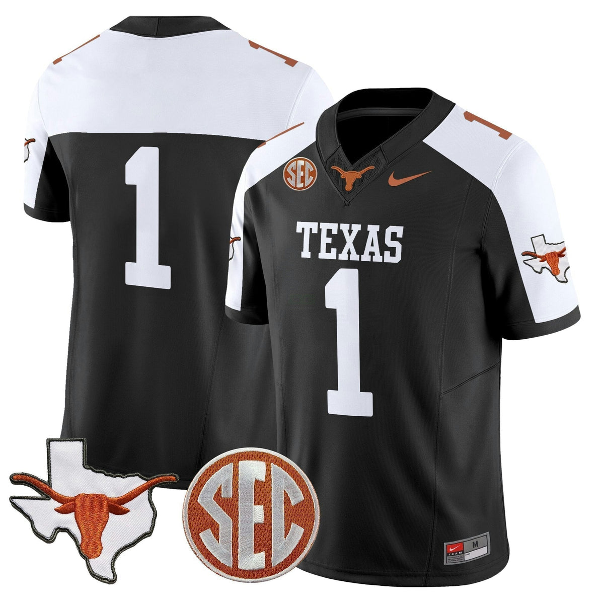 NCAA 2025 State Map & SEC Patch Vapor Limited Jersey