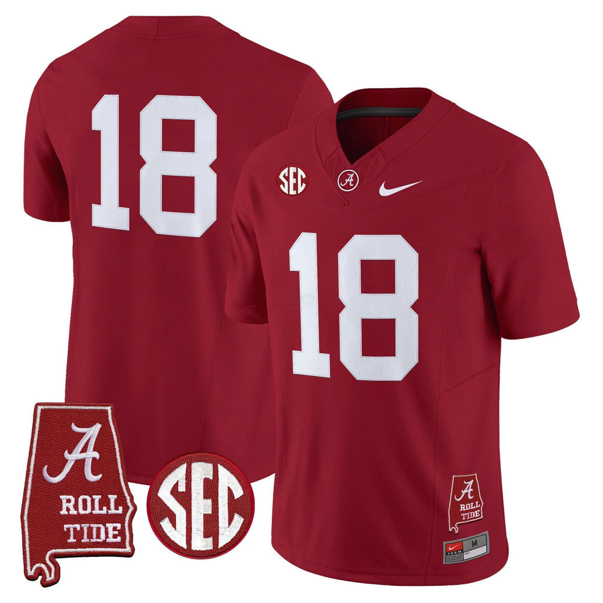 NCAA 2025 Vapor Limited Jersey - Alabama Map