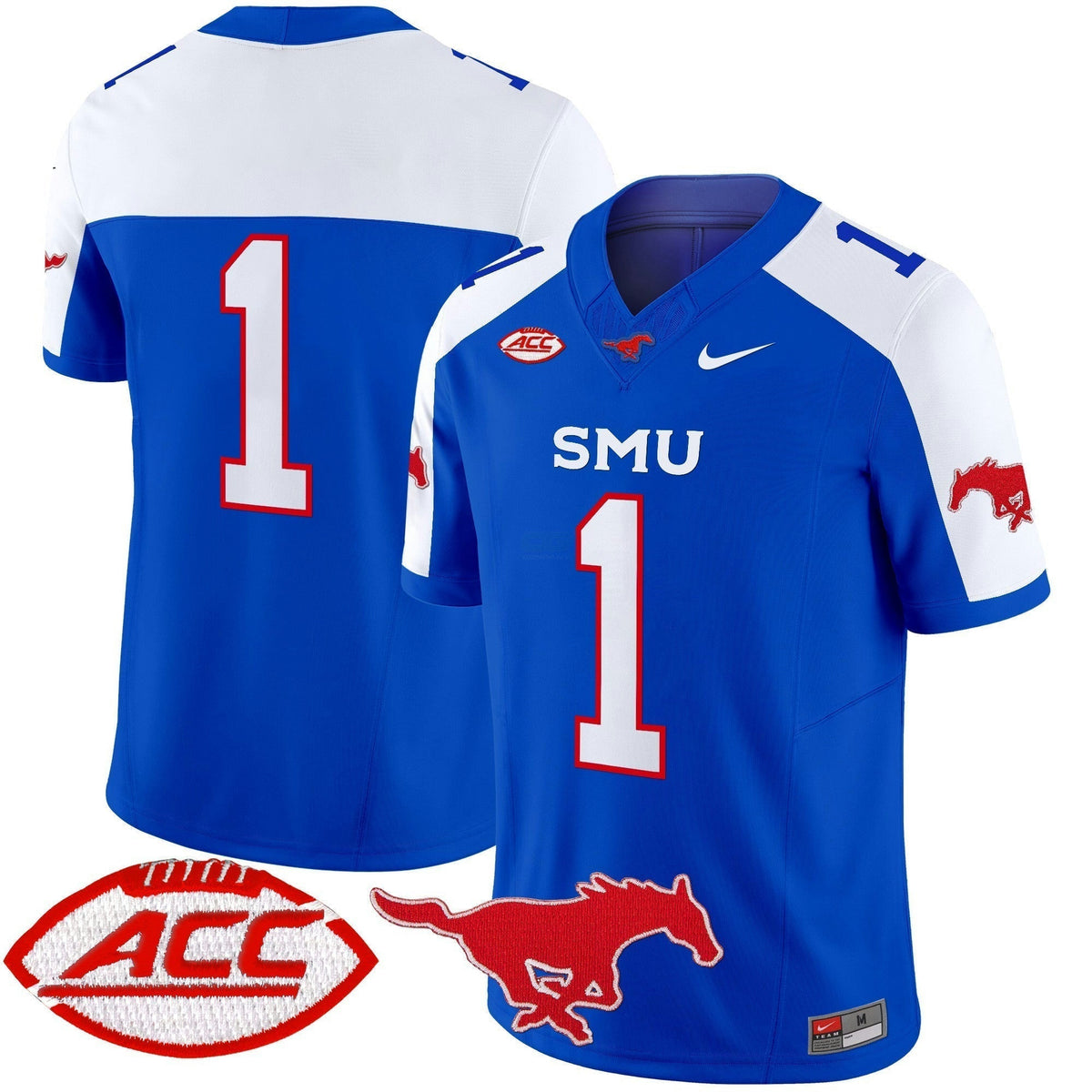NCAA SMU Mustangs 2025 Vapor Limited Jersey
