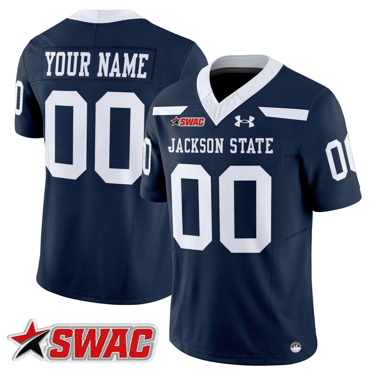 NCAA Jackson State Tigers 2025 Vapor Limited Jersey - Custom
