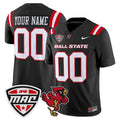 NCAA Ball State Cardinals 2025 Vapor Limited Jersey - Custom