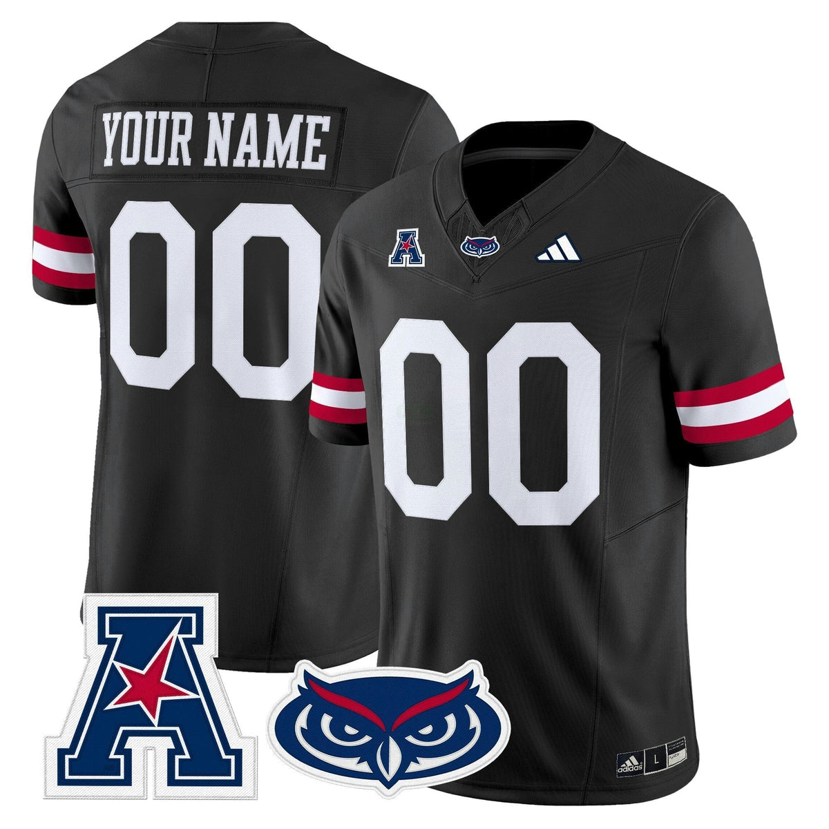 NCAA Florida Atlantic Owls 2025 Vapor Limited Jersey - Custom
