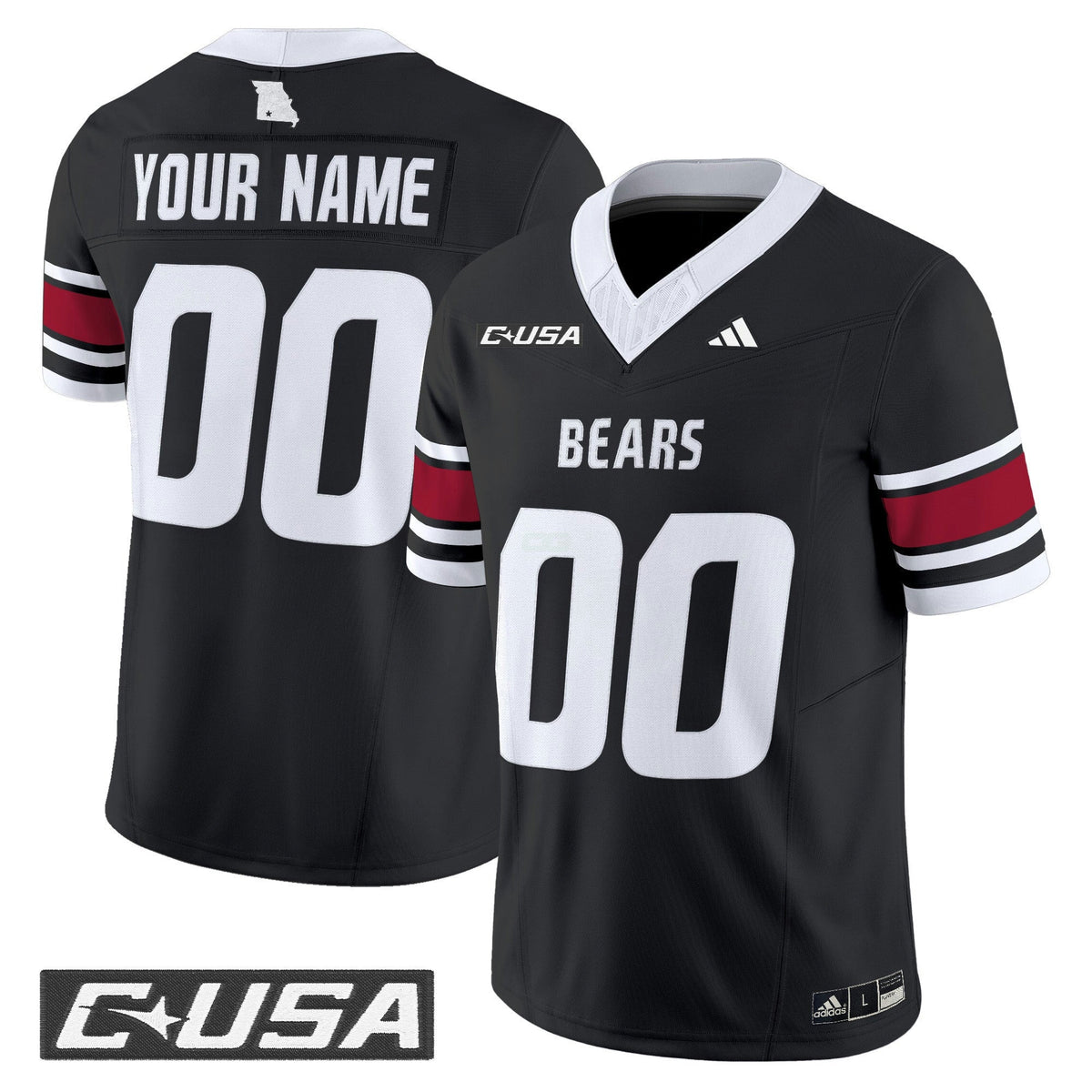 NCAA Missouri State Bears 2025 Vapor Limited Jersey - Custom