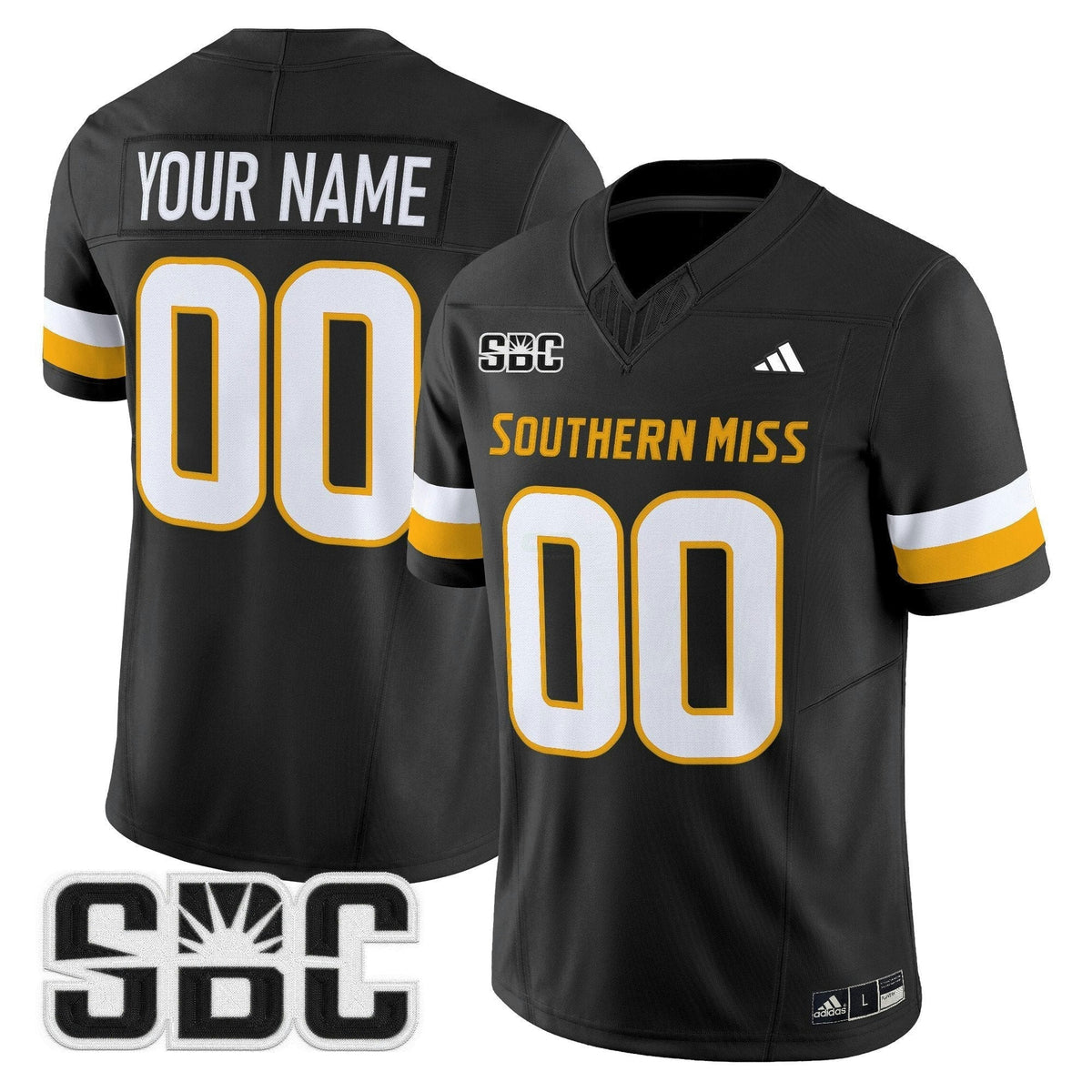 NCAA Southern Miss Golden Eagles 2025 Vapor Limited Jersey - Custom