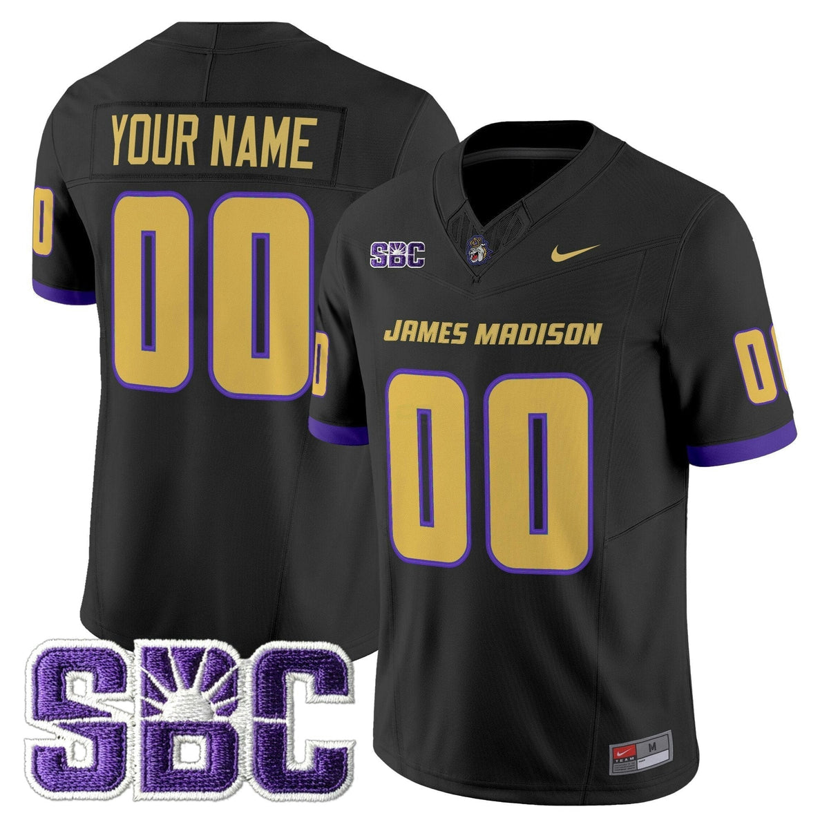 NCAA James Madison Dukes 2025 Vapor Limited Jersey - Custom