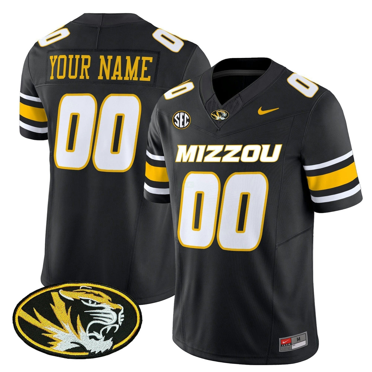NCAA Missouri Tigers 2025 Vapor Limited Jersey - Custom