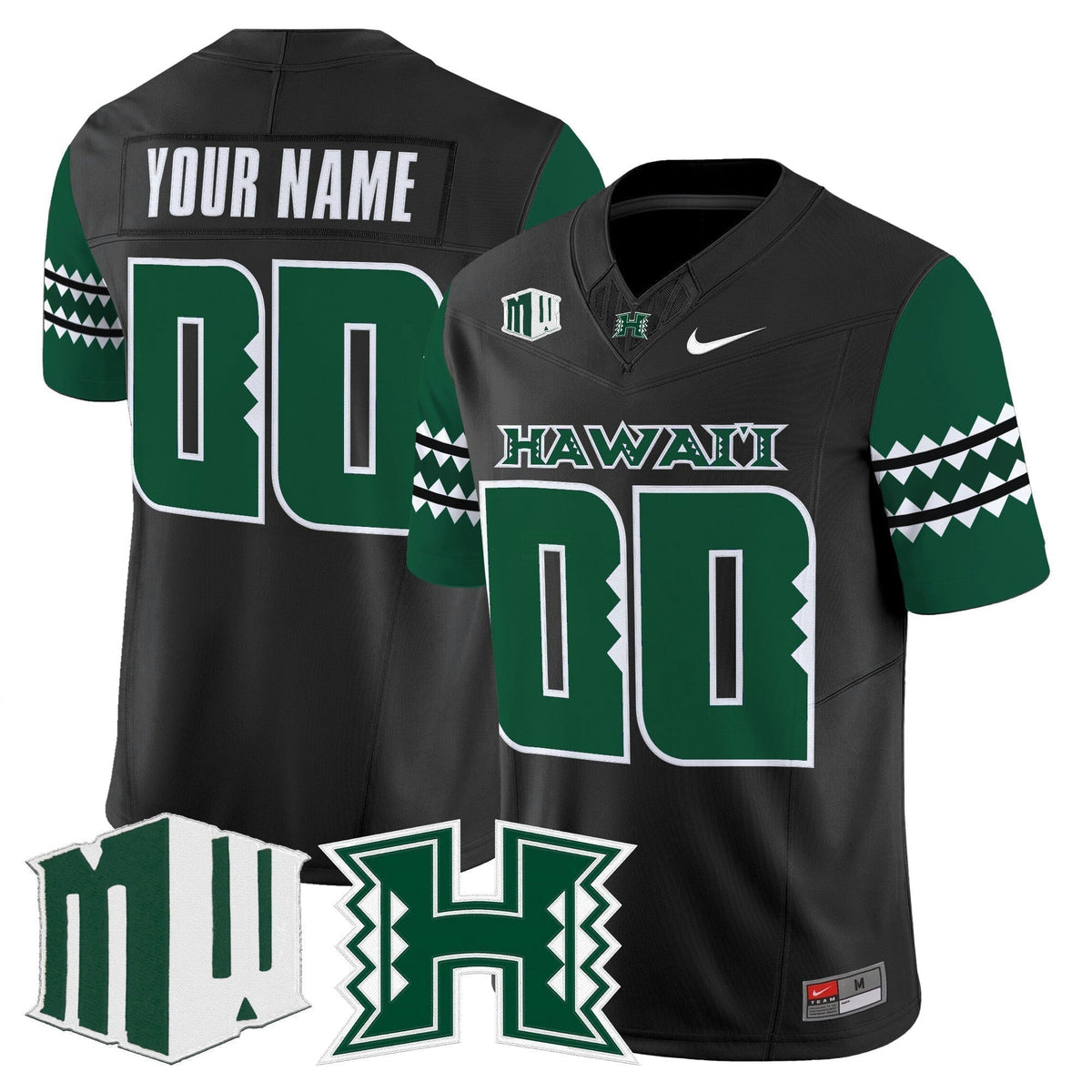 NCAA Hawaii Rainbow Warriors 2025 Vapor Limited Jersey - Custom