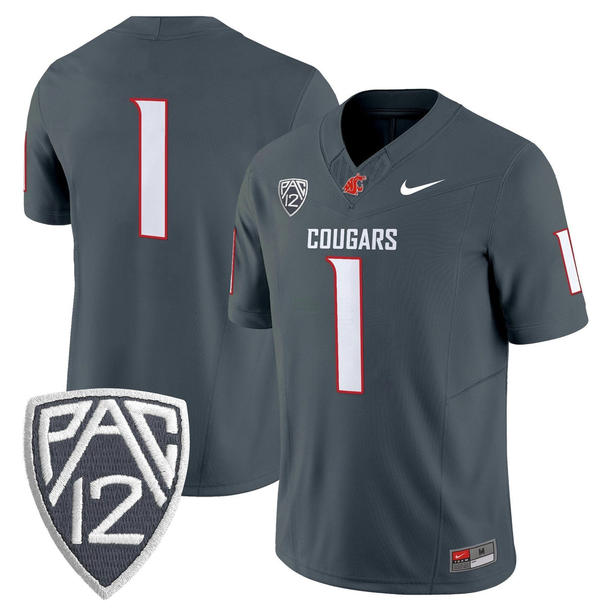 NCAA Washington State Cougars 2025 Vapor Limited Jersey V2