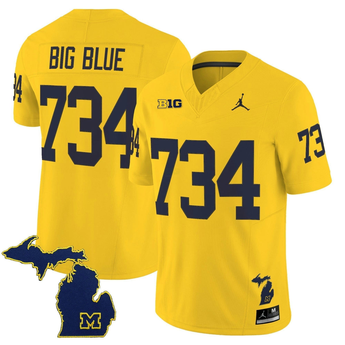 NCAA Michigan Wolverines 2025 Vapor Limited Jersey V2