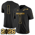 NCAA Indiana Hoosiers 2026 College Football Playoff Final Patch Gold Vapor Limited Jersey