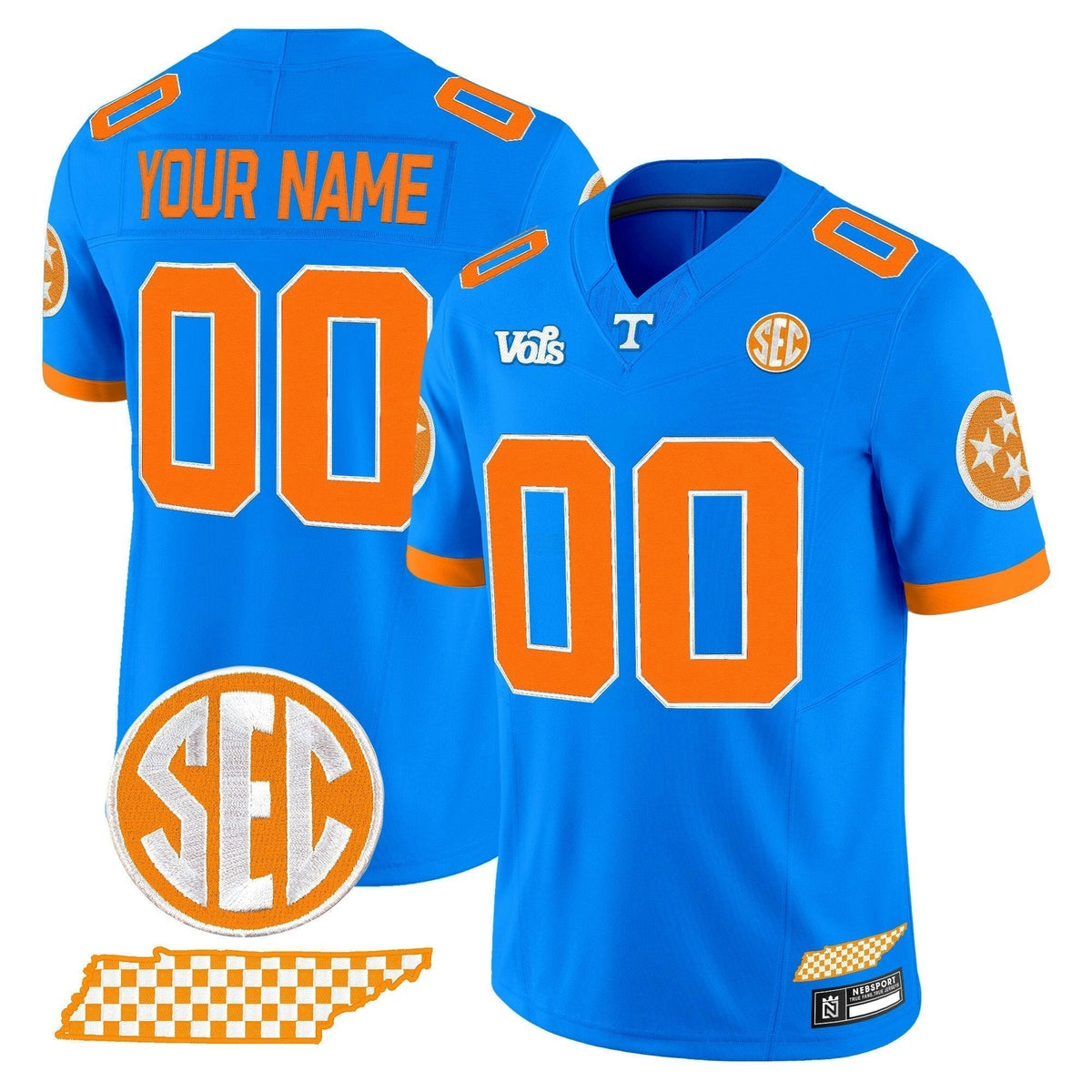 NCAA 'Blue Blaze Edition' Vapor Limited Jersey - Custom