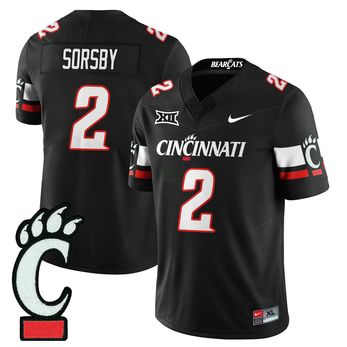 Jersey NCAA Cin BCATS Football 2025 Uniform