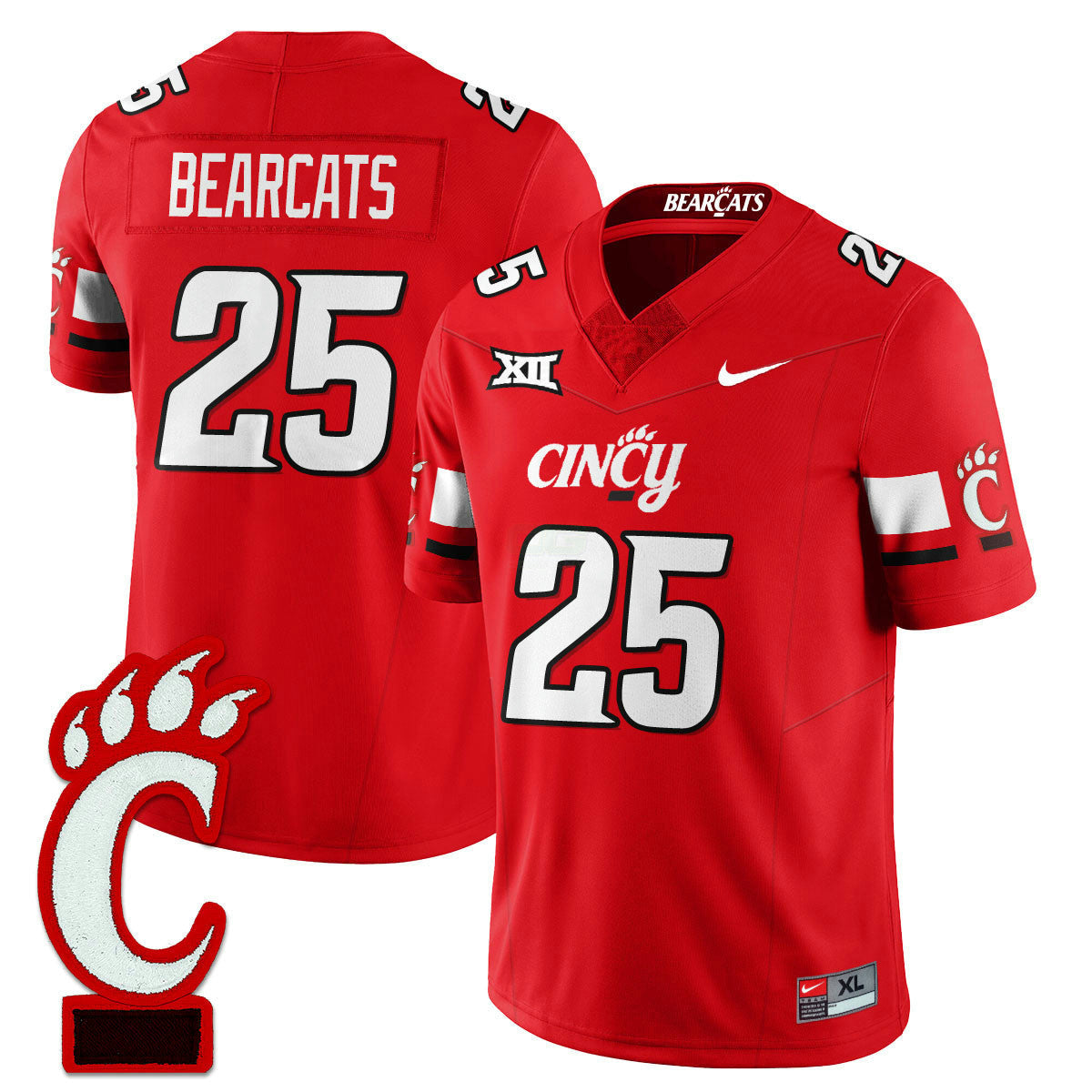 Jersey NCAA Cin BCATS Football 2025 Uniform