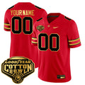 NCAA Custom Gold Edition Jersey - Cotton Bowl Patch