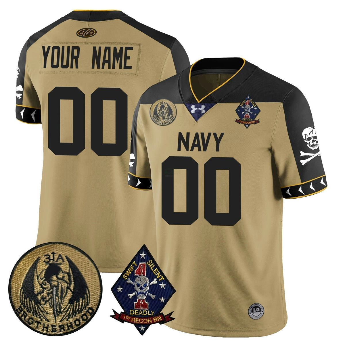 NCAA Custom Name/Gender Lacrosse Jolly Rogers Vapor Limited Jersey