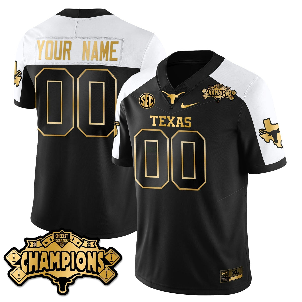 NCAA Football Vapor Limited Gold Jersey - Citrus Bowl Champions