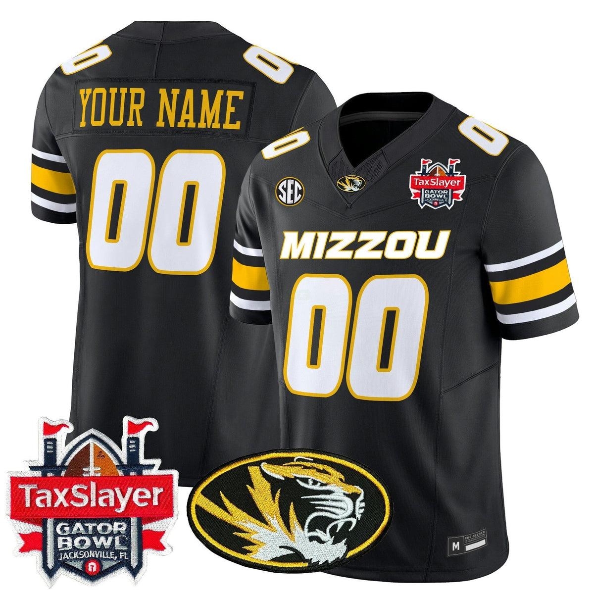 NCAA MTigers 2025 Gator Bowl Vapor Limited Jersey - Custom