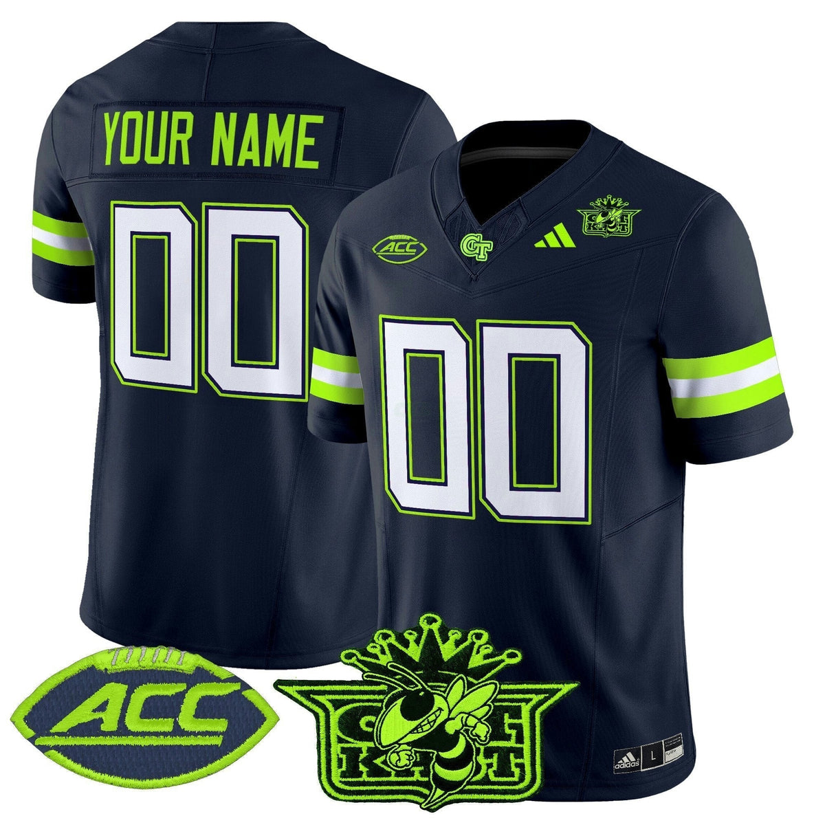 NCAA Outkast x Georgia Tech Yellow Jackets 2025 Atliens Vapor Limited Jersey - Custom