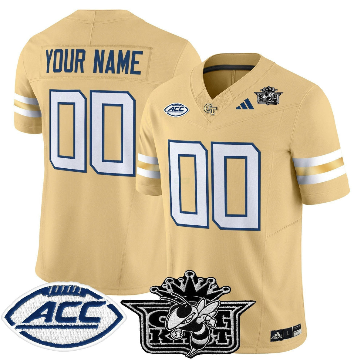 NCAA Outkast x Georgia Tech Yellow Jackets 2025 Vapor Limited Jersey - Custom