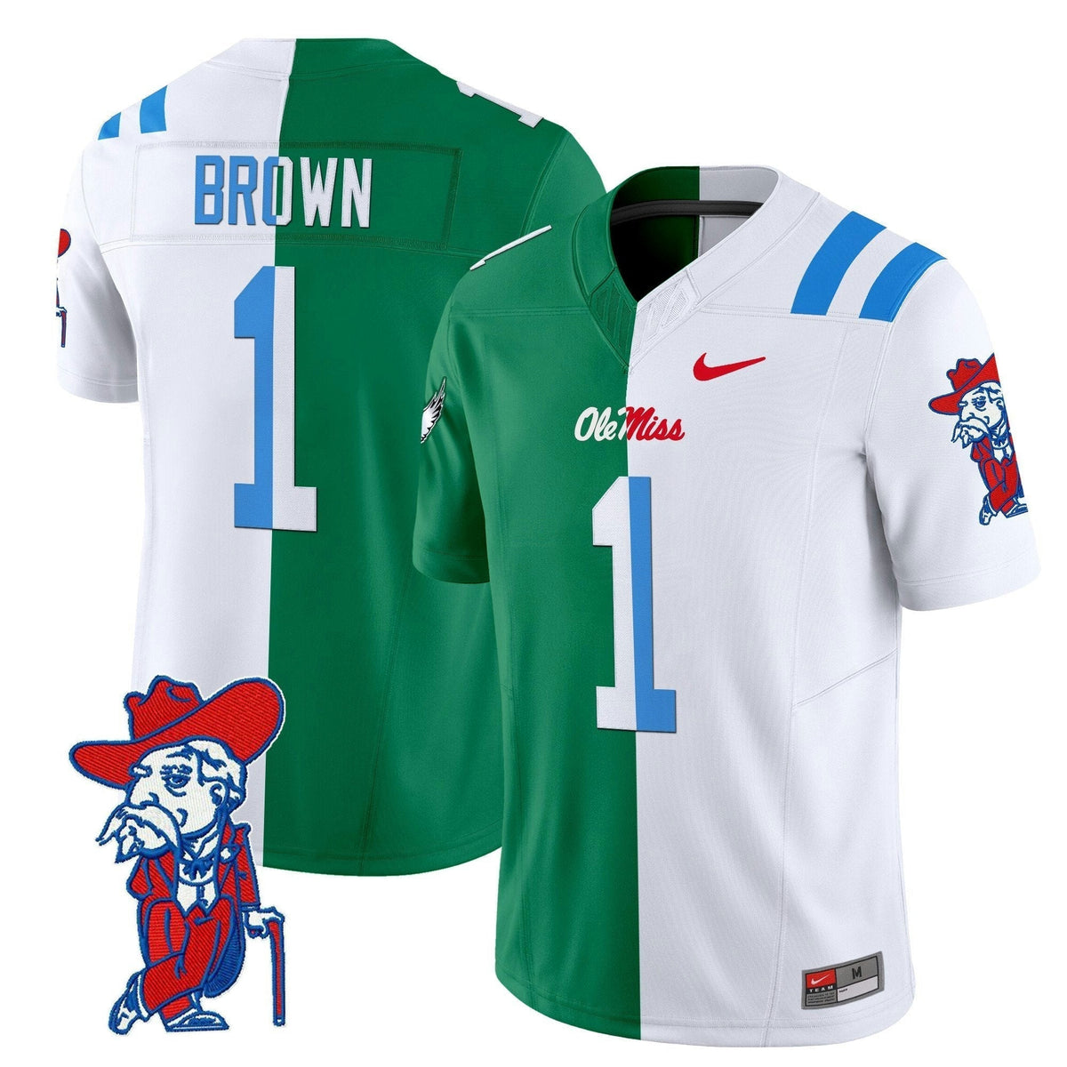 NCAA Ole Miss Rebels Split Vapor Limited Jersey