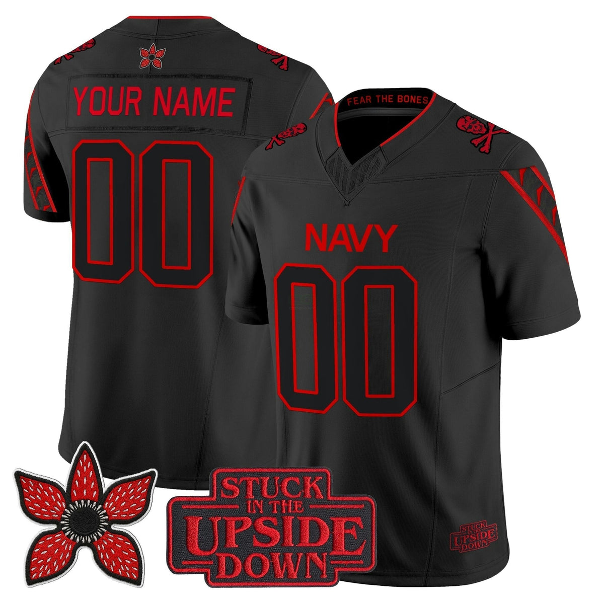 NCAA 'Stranger Things x Jolly Roger Edition' Vapor Limited Jersey - Custom