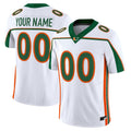 NCAA Miami Hurricanes Throwback Vapor Limited Jersey - Custom