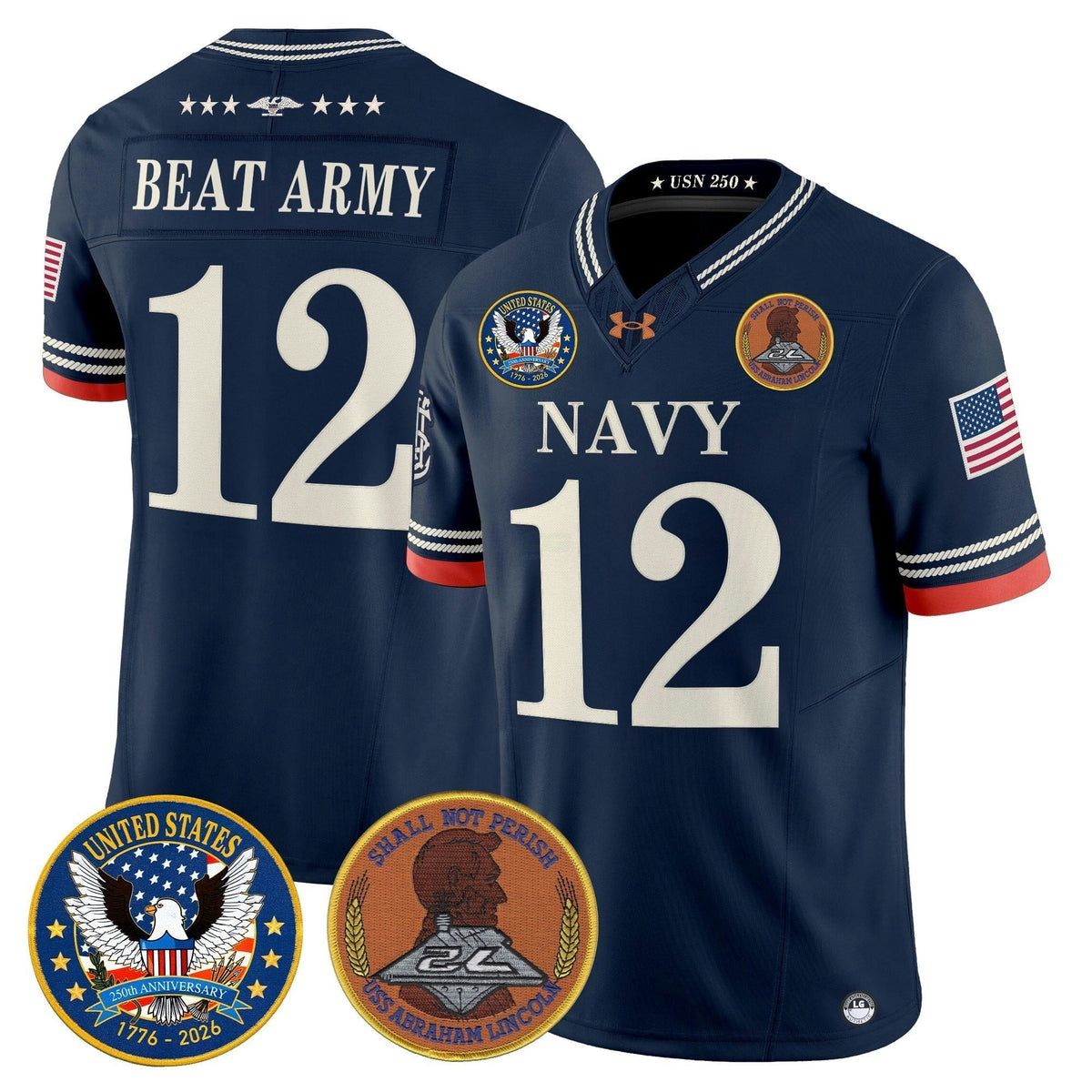 NCAA "United States 250th Anniversary Patch" Vapor Limited Jersey - Stitched
