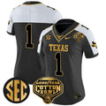 NCAA Women's Cotton Bowl Patch Gold Vapor Limited Jersey