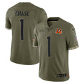 NFL 2022 Salute To Service Limited Jersey – Olive