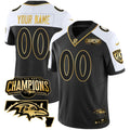 NFL 2023 AFC North Champions & Maryland Patch Gold Vapor Jersey