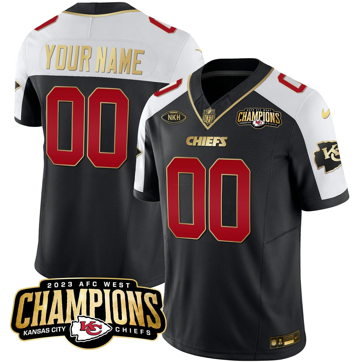NFL 2023 AFC West Champions Patch Vapor Limited Jersey