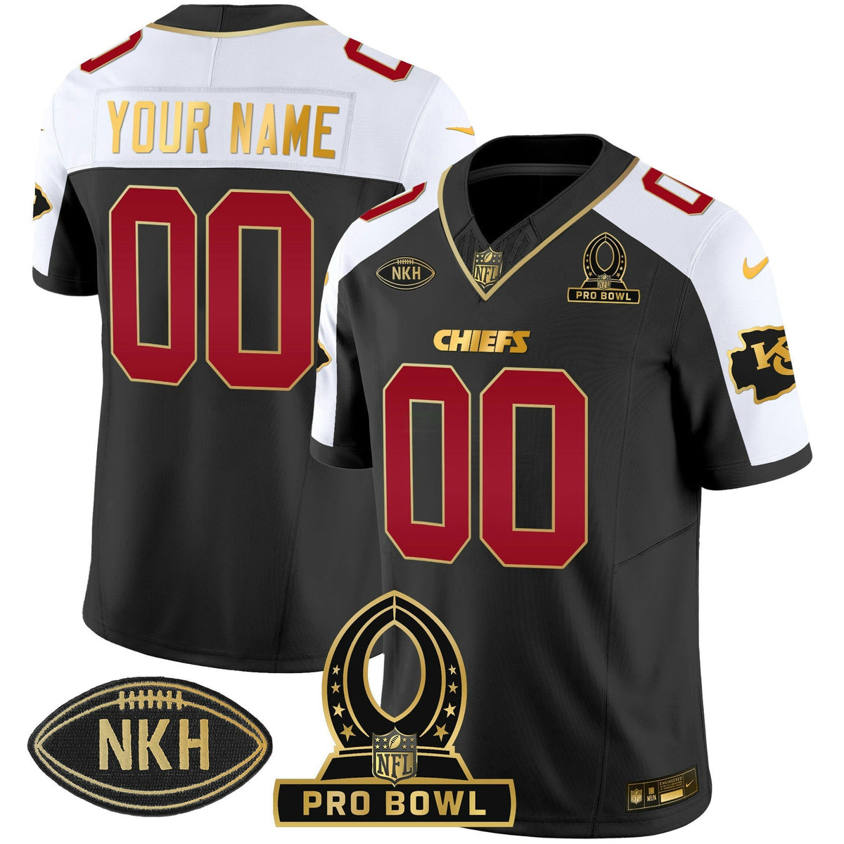 NFL Kansas City Chiefs 2024 Pro Bowl Patch Vapor Jersey