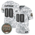 NFL Philadelphia Eagles 2024 Salute to Service Establishment Year Patch Vapor Limited Jersey