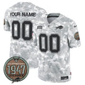 NFL Buffalo Bills 2024 Salute to Service Establishment Year Patch Vapor Limited Jersey