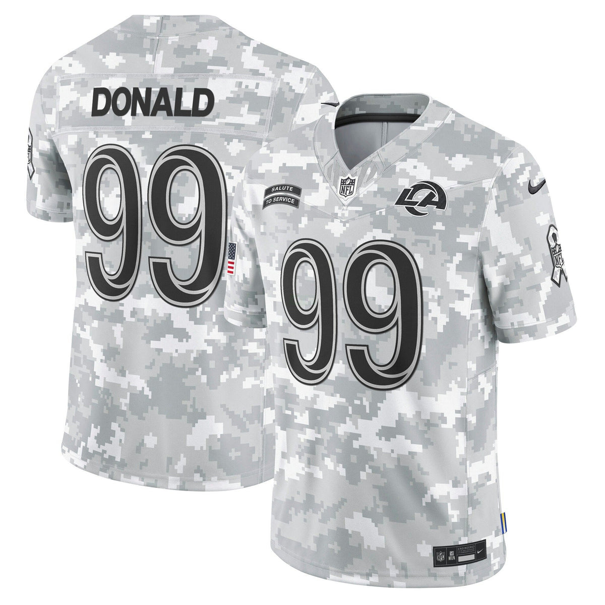 NFL Los Angeles Rams 2024 Salute to Service Vapor Limited Jersey – Arctic Camo
