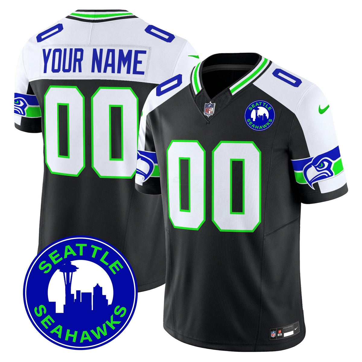 NFL 2025 Seattle City Patch Vapor Limited Jersey