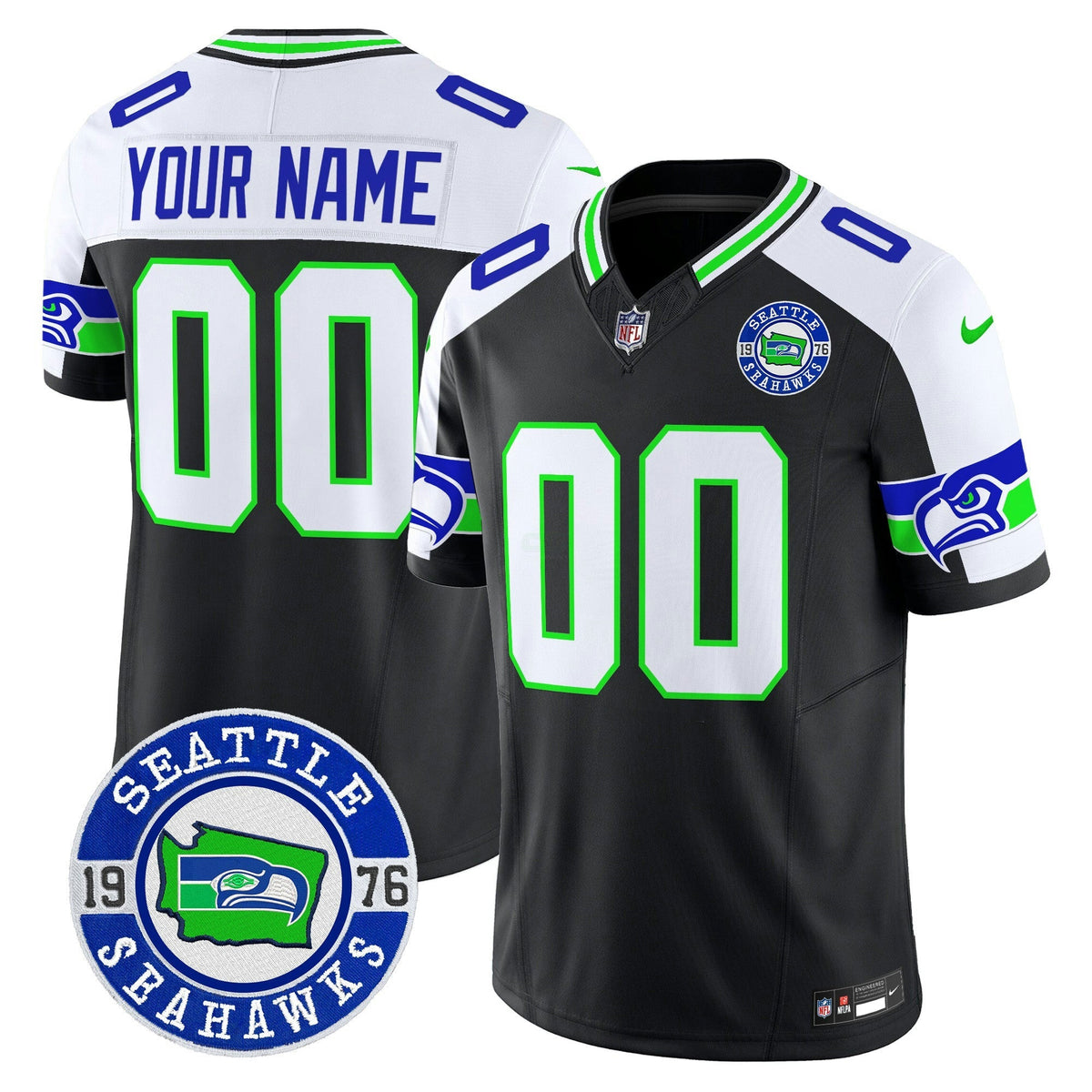 NFL 2025 Seattle Est. 1976 Patch Vapor Limited Jersey
